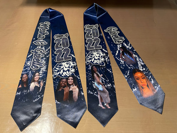 ONE on ONE Sublimation & Bling Graduation Stole