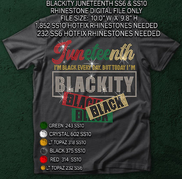 BLACKITY SS6 & SS10 RHINESTONE DIGITAL FILE