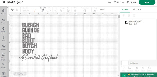 CLAPBACK SS6 RHINESTONE DIGITAL FILE