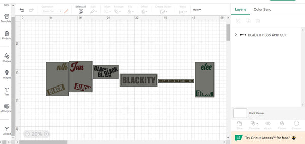 BLACKITY SS6 & SS10 RHINESTONE DIGITAL FILE