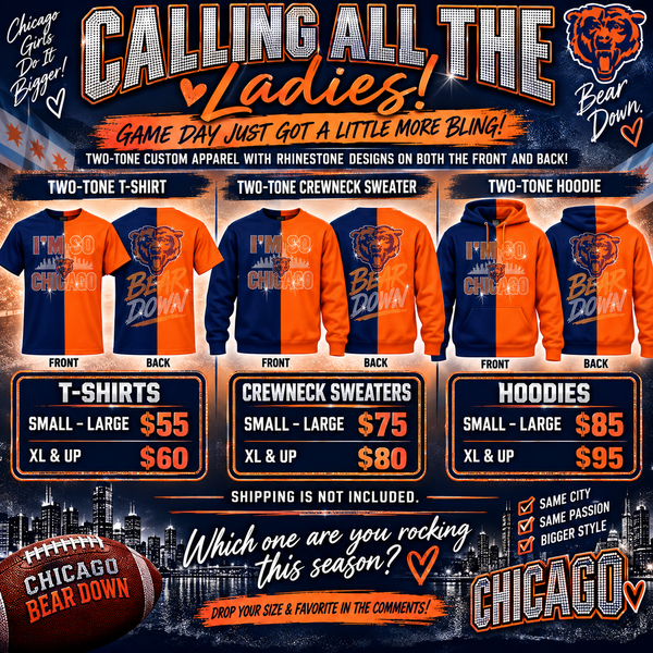 CHICAGO BEARS GAME DAY APPAREL
