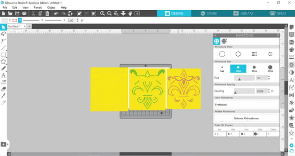 FLEUR DE LIS  MASK SS10 RHINESTONE DIGITAL FILE