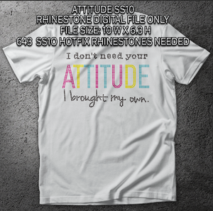 ATTITUDE SS10 RHINESTONE DIGITAL FILE