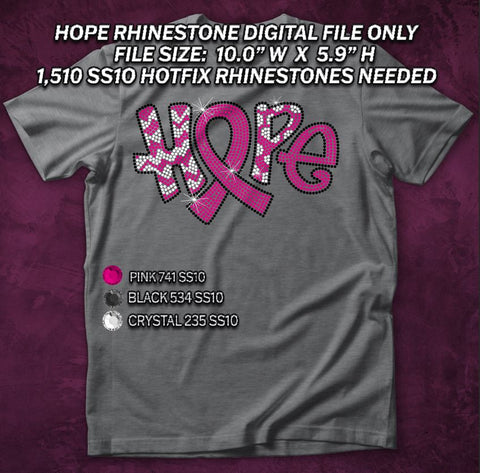 HOPE RHINESTONE DIGITAL FILE