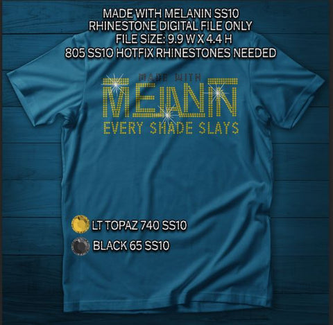 MADE WITH MELANIN SS10 RHINESTONE DIGITAL FILE