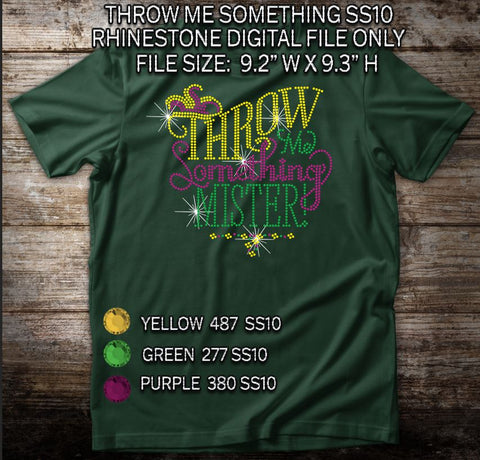 THROW ME SOMETHING MISTER SS10 RHINESTONE DIGITAL FILE