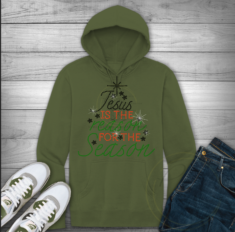 JESUS IS THE REASON FOR THE SEASON SS10 RHINESTONE DIGITAL FILE