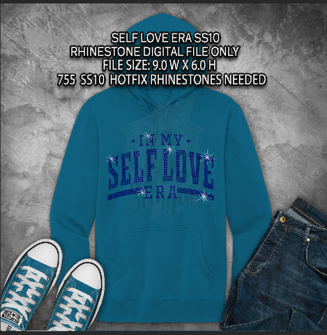SELF LOVE RHINESTONE DIGITAL FILE