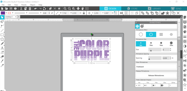 THE COLOR PURPLE OMBRE SS10 VERSION 2 RHINESTONE DIGITAL FILE