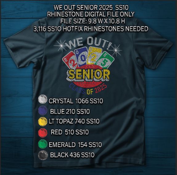 2025 WE OUT SS10 RHINESTONE DIGITAL FILE