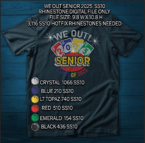 2025 WE OUT SS10 RHINESTONE DIGITAL FILE