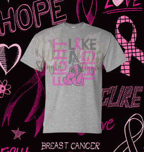 BREAST CANCER AWARENESS FIGHT LIKE A GIRL RHINESTONE DIGITAL FILE