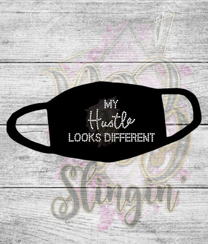 MY HUSTLE LOOKS DIFFERENT RHINESTONE Digital Download Mask File