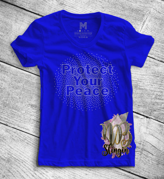 PROTECT YOUR PEACE SCATTER RHINESTONE DIGITAL FILE