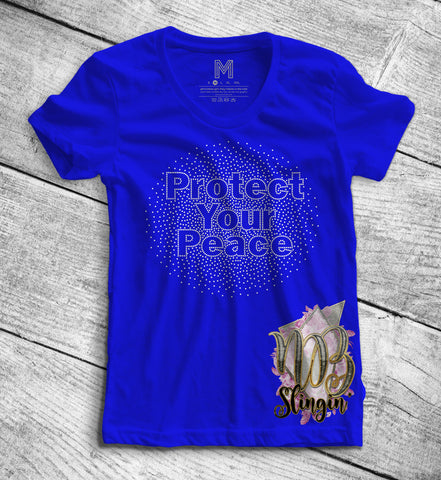 PROTECT YOUR PEACE SCATTER RHINESTONE DIGITAL FILE