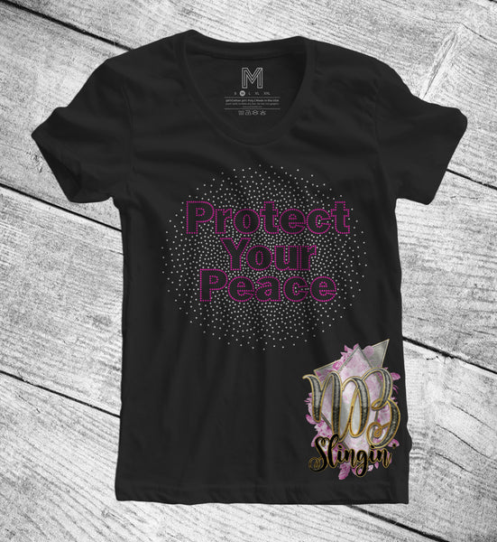 PROTECT YOUR PEACE SCATTER RHINESTONE DIGITAL FILE