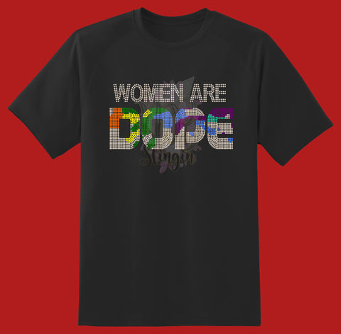 WOMEN ARE DOPE RHINESTONE DIGITAL FILE