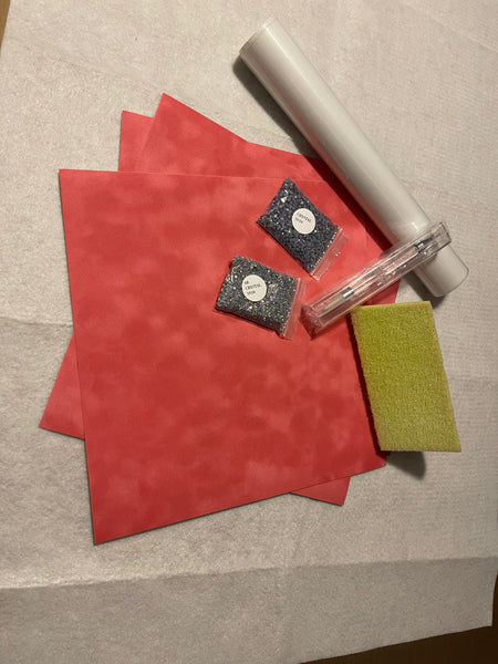 Graduation Stole with SS10 Hotfix Rhinestone Starter kit