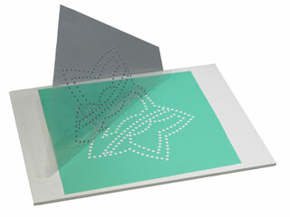Rhinestone Application Tape Sheet - 12" X 12.5"
